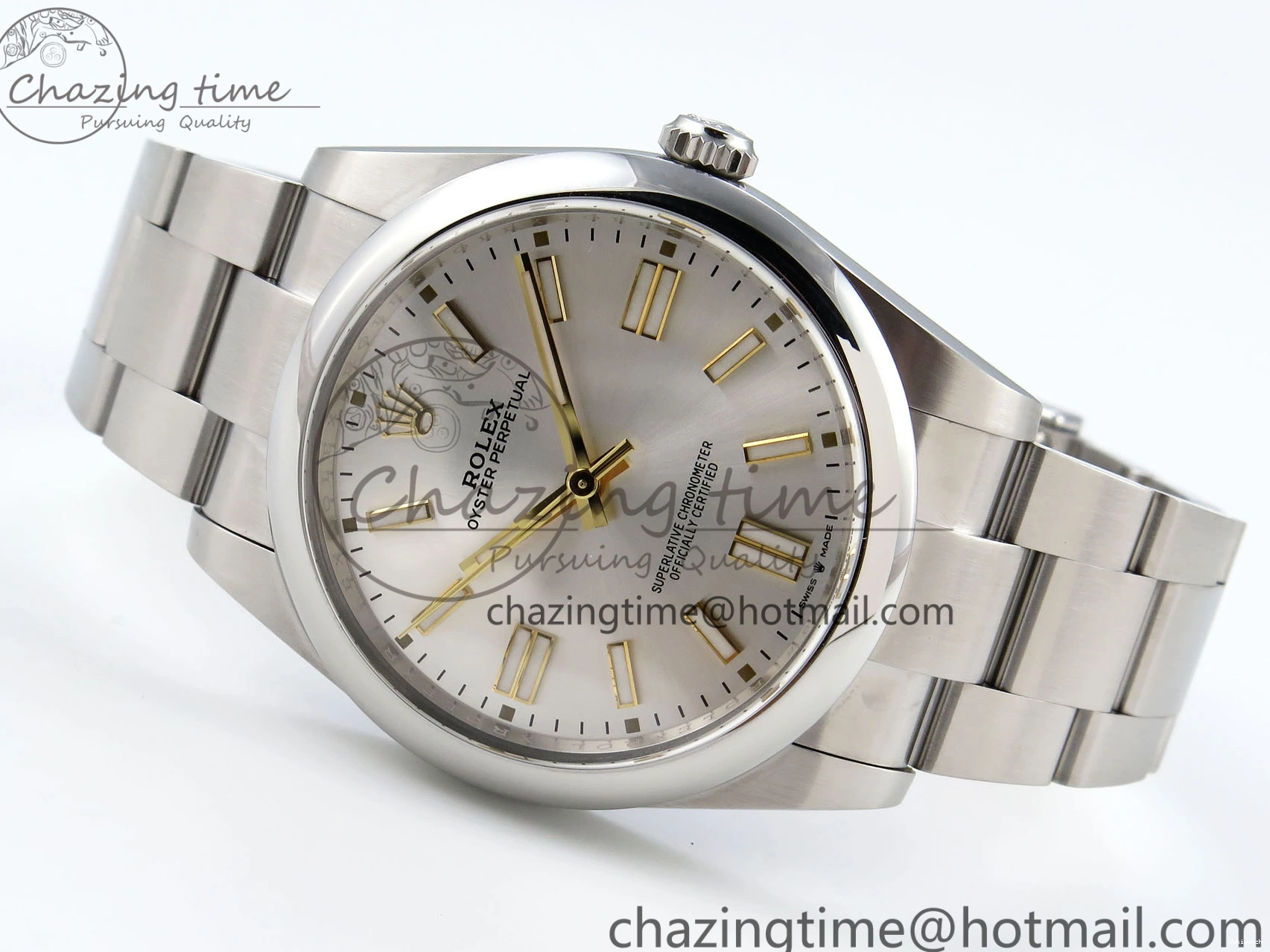 Perpetual Oyster Best 124300 1:1 Steel Sliver VR3230 SS Clean on Edition 904L Bracelet 41mm Dial 0514